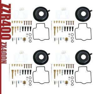 ZZR400 ZX400N キャブレター リペアキット オーバーホールキット 燃調キット 社外品 部品 純正互換 ダイヤフラム #110 #112 #115 #118 #120