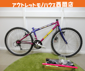 希少 長期保管品 miyata マウンテンバイク RIDGE-RUNNER 370mm クロモリG パープル×ピンク デッドストック 1990年代 札幌 西岡店