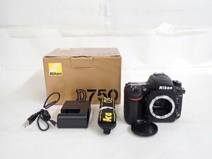 Nikon ニコン D750 デジタル一眼レフカメラ ボディ 説明書/元箱付 ∴ 6E992-1