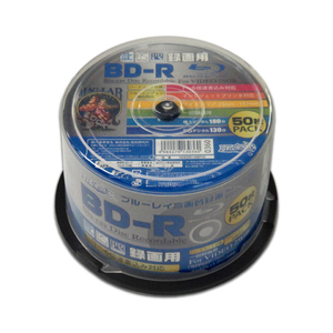 6個セット HIDISC BD-R 1回録画 6倍速 25GB 50枚 スピンドルケース HDBDR130RP50X6