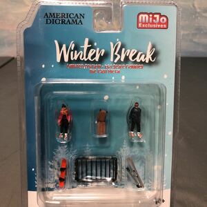 AMERICAN DIORAMA 1/64 Figures MiJo Exclusives WINTER BREAK 新品 未開封 フィギュアセット