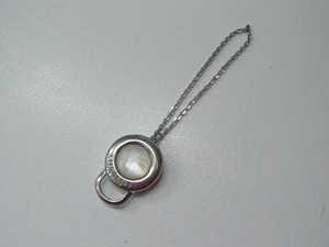 ＃66255【保管品】MIKIMOTO ミキモト　パール付き　チャーム キーホルダー