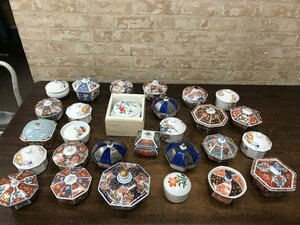 ☆中古品☆　有田焼　錦松梅　蓋物　まとめ売り　蓋付き茶碗　茶器