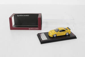 【中古品】1/64 Ignitionmodel イグニッションモデル NISMO R33 GT-R 400R Yellow 2502 ニスモ 黄色 イエロー ,