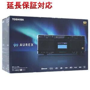 TOSHIBA SD/USB/CDラジオカセットレコーダー AUREX TY-AK21(K) ブラック [管理:1100055575]