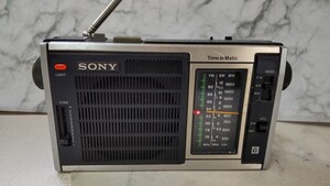 S1209 SONY ICF-5350 昭和レトロ SW.MW&FMラジオ 3バンド/ビンテージ/ソニー 通電&ラジオ受信OK その他詳細動作未確認 現状品 JUNK