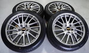 MID RMP 016F 18inch 8.0J 5H114.3+42 新品輸入タイヤ 225/45R18 クラウン マークX プリウスα ジェイド