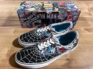 箱付き良品、限定、レア!USA企画 VANSバンズ×MARVEL COMICSマーベルコミックス ERAエラ スパイダーマン 2013年製 29cm US11 スケートハイ