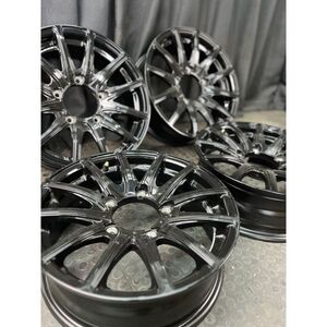 ☆::美品::☆SUZUKI JIMNY/スズキ・ジムニー用社外アルミホイール 16x5.5J 5穴 139.7 +22 4本SET◇清掃済み◇愛知郡愛荘町手渡し可