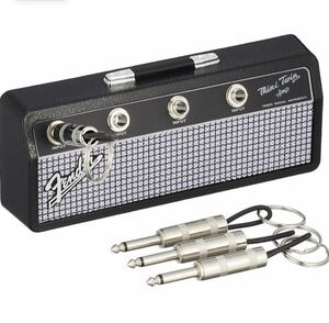 フェンダー Fender Mini Twin Amp Jack Rack アンプヘッド型キーハンガー キーチェーン4本付き