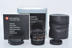 【極上品】 Leica 単焦点レンズ エルマリートM 28mm F2.8 ASPH. 11606　#6718