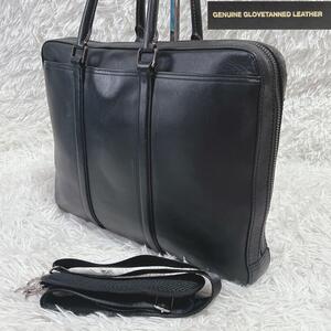 【定価11万】高級モデル COACH コーチ ビジネスバッグ ブリーフケース トートバッグ 2way A4 メトロポリタンスリム 55565 レザー メンズ