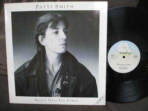 Patti Smith 12inch single 「People Have The Power」