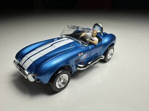 1965 Shelby Cobra 427 S/C カスタムボディ☆ガードマン ブルー（CHASSIS Auto World Thunderjet )☆HOスロットカー