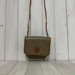 オールド CELINE セリーヌ  マカダム ベージュ ショルダーバッグ