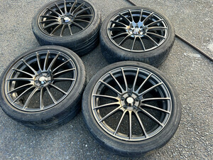 weds wedssport ウェッズ　スポーツ　SA-15R SA15R 18インチ　100　7.5J 　５穴　中古　4本　レガシィ　