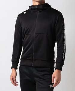 1420878-DESCENTE/メンズ ライトスムースフーデッドジャケット ロングパンツ 上下セット/M