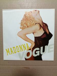 【ハンガリー・オリジナル7”】Madonna Vogue マドンナ　ヴォーグ