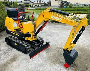 ■コベルコ■ミニユンボ■SK007-2■KOBELCO MiniExcavator■使用時間890Ｈ■軽油■ブレーカーライン■アジャスターフット付■ハイスピード