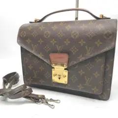 極美品 LOUIS VUITTON モノグラム モンソー 2way ハンドバッグ