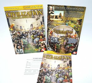 【同梱OK】 Civilization IV: Warlords Expansion Pack ■ シヴィライゼーション 4 ウォーロード ■ Windows ■ レトロゲームソフト