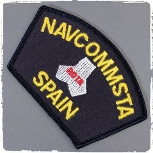 ZA38 米海軍 USN NAVCOMMSTA ROTA SPAIN ミリタリー ワッペン パッチ ロゴ エンブレム 部隊章