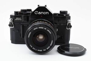 #3593 キャノン Canon A-1 SLR Film camera FD 28mm f2.8 [動作確認済] 美品