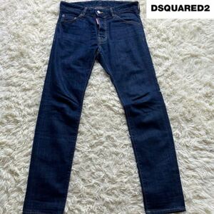 美品 ディースクエアード dsquared2 デニムパンツ cool guy jeans denim pants leather クールガイ ジーンズ Mサイズ 