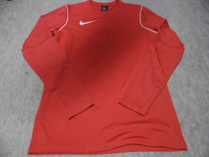 ★ナイキ/NIKE★長袖ウエア（厚手）　DRI-FIT　レッド　サイズ：S