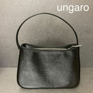 Ungaro ウンガロ　ハンドバッグ　冠婚葬祭　和装バッグ　フォーマルバッグ　美品　綺麗　ブラック