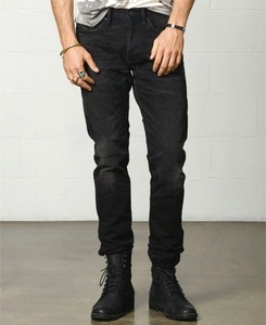 デニムアンドサプライ ラルフローレン Dropped skinny デニムジーンズ ユーズド加工 S サイズ W28 ウエスト75cm DENIM&SUPPLY RALPH LAUREN