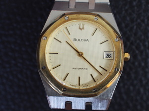 ボーナスセール ヴィンテージ マニア垂涎 ジェラルドジェンタ gerald genta ブローバ BULOVA ロイヤルオーク 自動巻 品番: 4423901