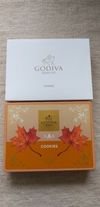 GODIVA☆ゴディバ☆缶☆小物入れ☆もみじ柄☆新品☆未使用