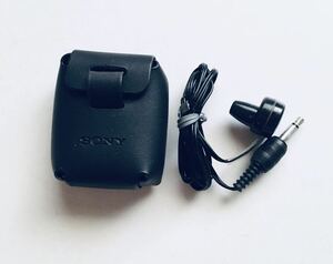 【未使用】SONY ケース付き イヤホン 黒