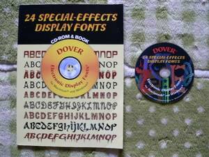 ..　24 SPECIAL-EFFECTS DISPLAY FONTS CD-ROM & BOOK