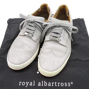 ROYAL ALBARTROSS ロイヤルアルバトロス ウイングチップ シューズ グレー系 UK3 [240001713488] ゴルフウェア レディース