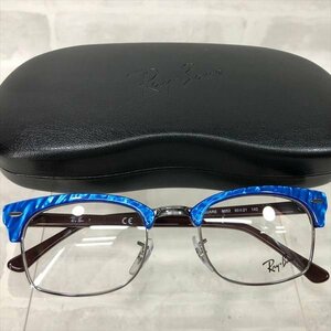 Ray-Ban レイバン ケース付き CLUBMASTER SQUARE クラブマスター RB3916-V メガネ フレーム ブルー/ブラウン MH632023042603