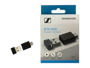 SENNHEISER(ゼンハイザー) USBドングル Bluetooth USB Adapter (ブルートゥース USB アダプター) BTD600 ブラック 家電/009