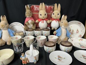 PETER RABBIT ピーターラビット ぬいぐるみ 食器 グラス マグカップ バッグ 保存容器 まとめ キャラ 動物 うさぎ K-0705-05 