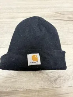 Carhartt 黒 ニット帽 ビーニー フリーサイズ