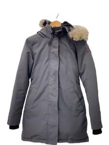 CANADA GOOSE◆VICTORIA PARKA/ダウンジャケット/XS/ポリエステル/GRY/3037L