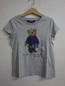 USA/新/即☆Polo/Ralph Lauren/ラルフローレン☆ 6X/125/ベア プリント 半そでTシャツ