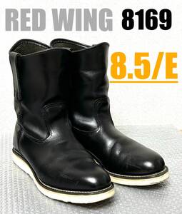 【8.5/E】8169 ペコスRED WINGレッドウィング★ハーレー gpz FATBOYショベル softail★匿名配送★