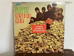 STATUS QUO MESSAGE FROM THE PICTURE OF MATCHSTICK MEN US盤 LP レコード　ステイタス・クオ　サイケデリックロック