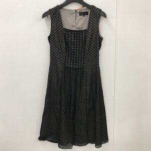 UNTITLED アンタイトル ドレス ワンピース レイヤード ブラック系 Size 1[N0655]