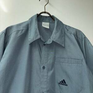 vintage adidas shirt アディダス　ワンポイント　シャツ　半袖