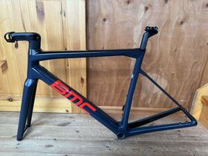 雷の鎧施工済 美品 BMC TEAMMACHINE SLR01 MOD フレームセット 走行距離　237km