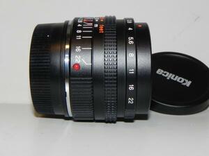 **中古品　 KONIC M-HEXANON 28mm /f 2.8 レンズ*