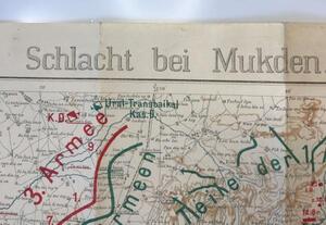 【古地図】Schlacht bei Mukden