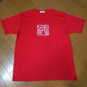 サイズ3L バスケットボールTシャツ USED 赤